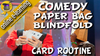 Comedy Paper Bag Blindfold Routine by Wolfgang Riebe video DOWNLOAD