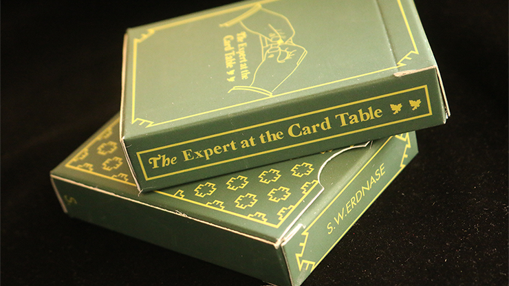 Limited Edition The Expert at the Card Table (Green) Playing Cards