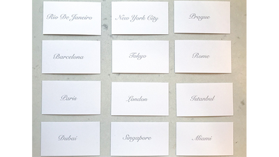 Appearing Business Cards (City Pack) by Sam Gherman - Trick