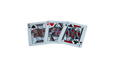 Limited Edition Butterfly Playing Cards Marked (Black and Silver) by Ondrej Psenicka