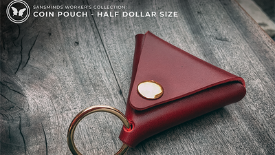 Limited Edition SansMinds Worker's Collection: Coin Pouch Red (Half Dollar Size) - Trick