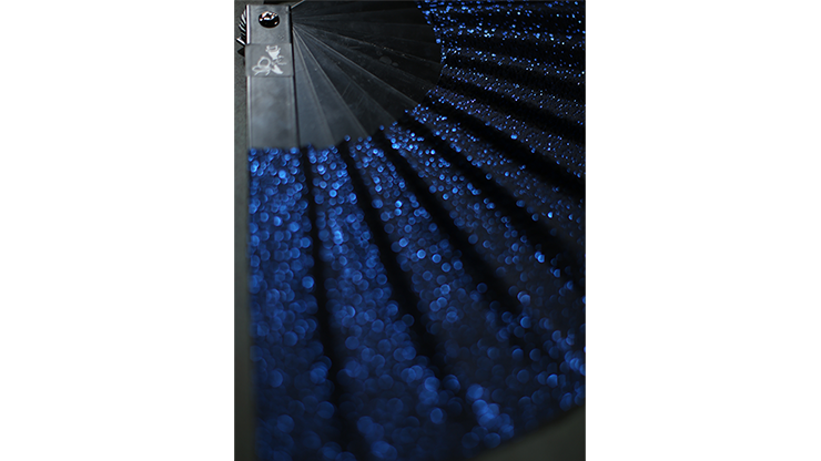 Appearing SnowStorming Fan V2 (Dark Blue) by Victor Voitko (Gimmick and Online Instructions) - Trick