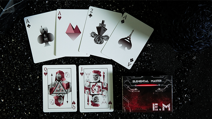 Elemental Master Red Edition Playing Cards by TCC