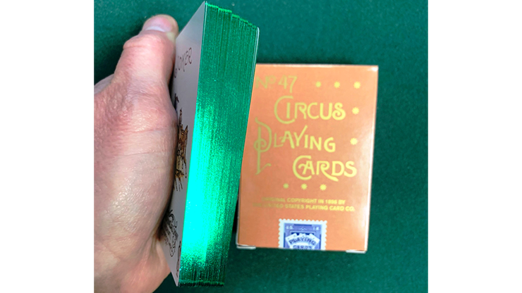 Circus No. 47 (Peach Gilded) Playing Cards