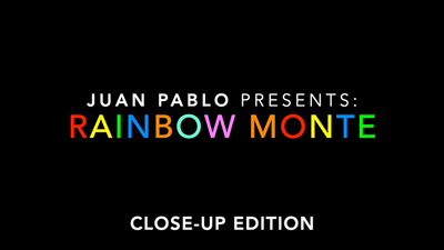 Rainbow Monte (Close up) by Juan Pablo - Trick