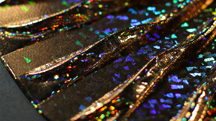 Appearing SnowStorming Fan V2 (Gold Hologram) by Victor Voitko (Gimmick and Online Instructions) - Trick