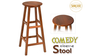 Comedy Electric Stool (Wood) by Sorcier Magic - Trick