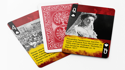 History Of Russian Revolution Playing Cards
