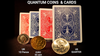 Quantum Coins (Euro 50 cent Blue Card) Gimmicks and Online Instructions by Greg Gleason and RPR Magic Innovations