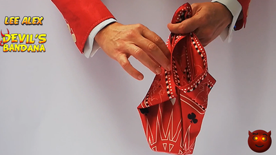 Devil's Bandana (Red) by Lee Alex - Trick