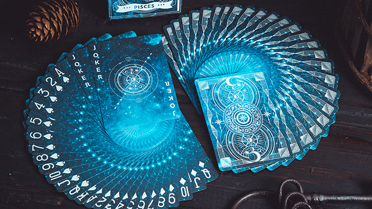 Solokid Constellation Series v2 (Pisces) Playing Cards by Solokid Playing Card Co.