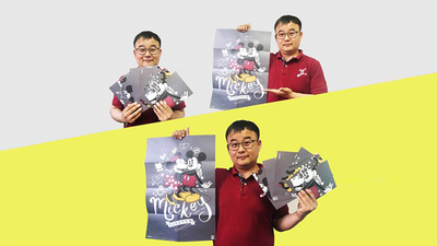 Paper Restore (MICKY & MINI) by JL Magic - Trick