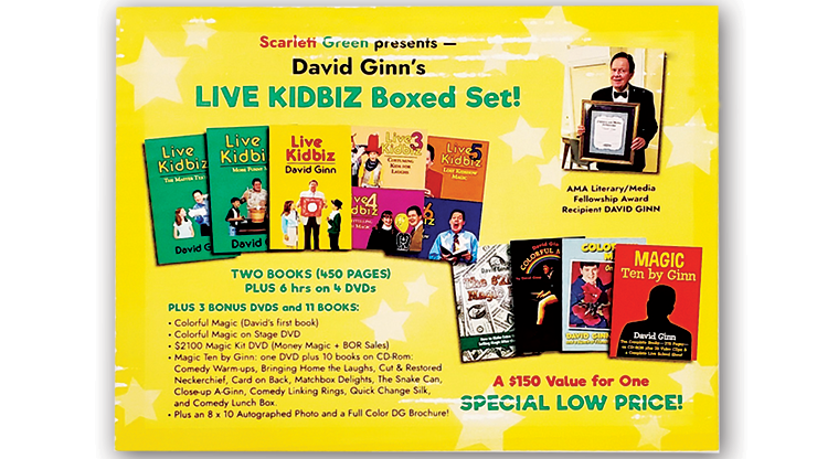 LIVE KIDBIZ BOXED SET by David Ginn - Book