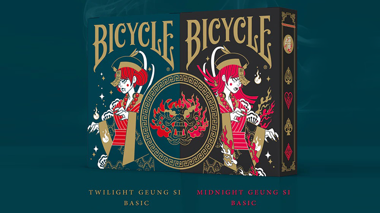 Bicycle Midnight Geung Si Playing Cards