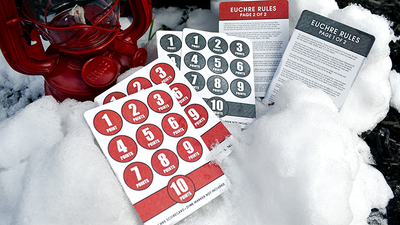 Cardinals Euchre Playing Cards by Midnight Cards