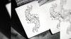 Fulton's  White Jazz Playing Cards by Dan & Dave