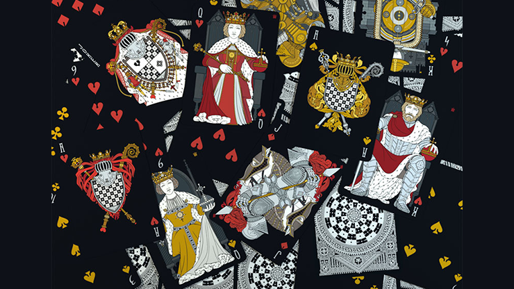 Kings Game White (NUMBERED SEAL) Playing Cards