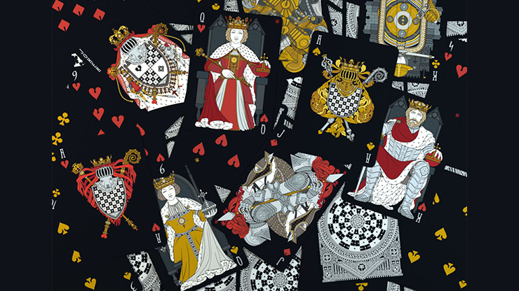 Kings Game White Playing Cards