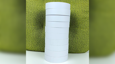 PAPER ROLL to Paper Cup 10-qty (White) by JL Magic - Trick