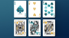 Fluid Art Blue (Luxury Edition) Playing Cards