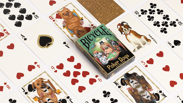 Bicycle Poker Dogs Playing Cards