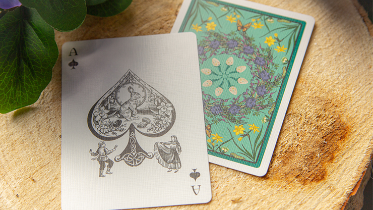 Wheel of the Year Ostara Playing Cards by Jocu