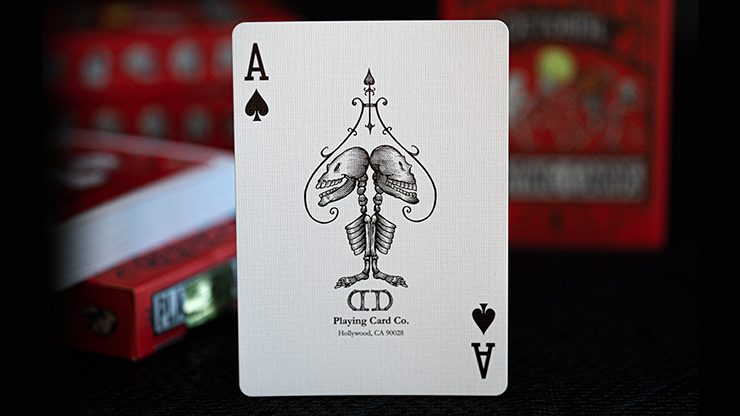 FULTON'S October Red Edition Playing Cards