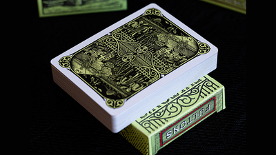 FULTON'S Day Of The Dead Green Edition Playing Cards