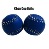 Chop Cup Balls Blue Leather (Set of 2) by Leo Smetsers - Trick
