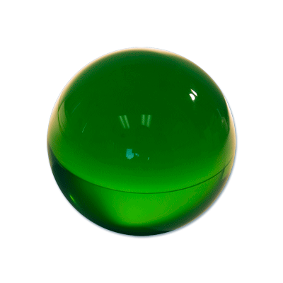 Contact Juggling Ball (Acrylic, FOREST GREEN, 76mm) - Trick