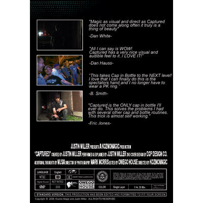 Captured by Justin Miller - DVD