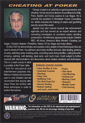 Cheating At Poker by George Joseph - DVD