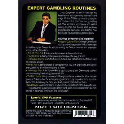 Jack Carpenter Expert Gambling Routines - DVD