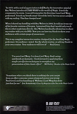Card Warp Finale by Paul Green - DVD