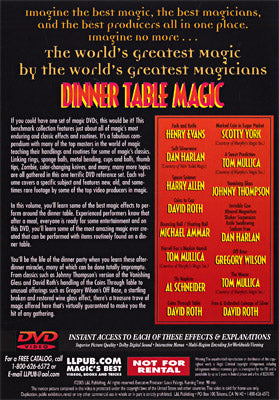 World's Greatest Magic: Dinner Table Magic - DVD