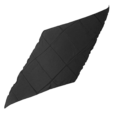 Diamond Cut Silk 36 inch (BLACK) by Magic by Gosh - Trick