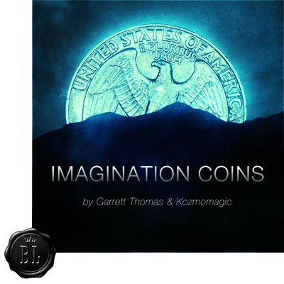 Imagination Coins US Quarter (DVD and Gimmicks) by Garrett Thomas and Kozmomagic - DVD