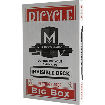 Jumbo Invisible Deck Bicycle (Red) - Trick