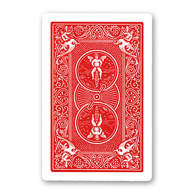 Jumbo Bicycle Card (3 1/2 of Clubs - Red Back) - Trick