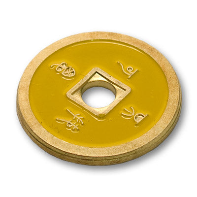 Normal Chinese Coin made in Brass (Yellow) by Tango-Trick (CH010)