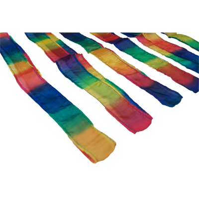 Thumb Tip Streamer 12 pack (1 inch  x 34 inch) by Magic by Gosh - Tricks
