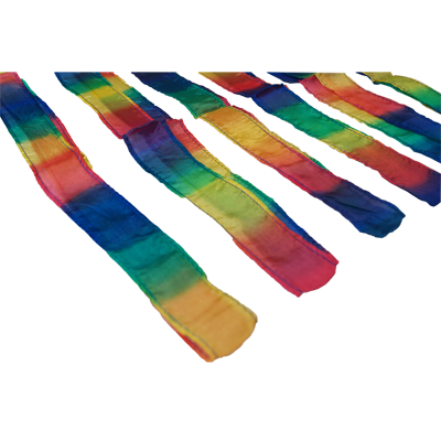 Thumb Tip Streamer 12 PACK (1 inch  x 68 inch) by Magic by Gosh - Tricks