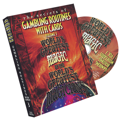 World's Greatest Magic:  Gambling Routines With Cards Vol 3 - DVD